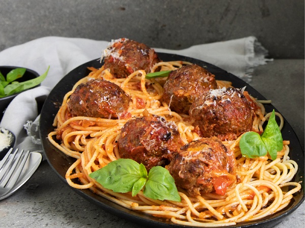 Air Fryer Meatball “Traybake”