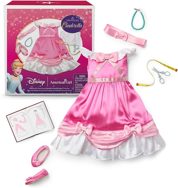 Disney Princess Fans Are Freaking Out Over Disney x American Girl Dolls 17 American Girl, Disney, Princess Cinderella, Original Ball Gown & Accessories, 18-inch Doll Clothing, Ages 6+