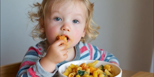 Mild Chicken and Veggie Pasta for Toddlers