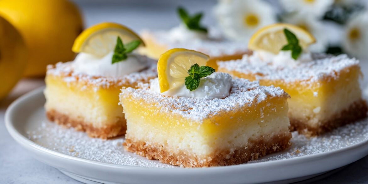 The Creamy Lemon Squares Recipe Everyone Will Beg For