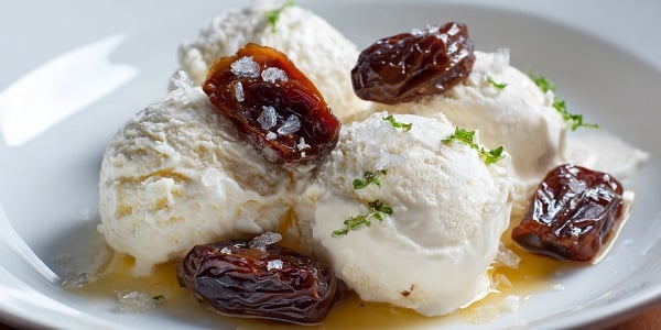 Ice Cream With Olive Oil and Dates: A Sweet, Silky Dessert With a Grown-Up Twist