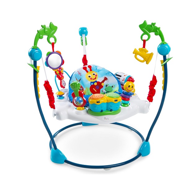 Baby Einstein Neighborhood Symphony Activity Jumper Infant Entertainer with Lights and Melodies, Age 6 months +, Max weight 25 lbs., Unisex