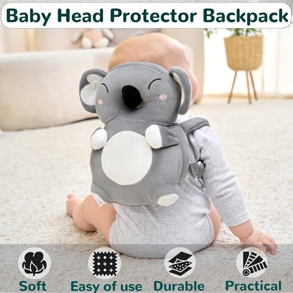 Do Baby Head Protectors Actually Keep Your Baby Safe? 11 Baby Head Protector Backpack for Falling Crawling and Walking Toddler Essentials Harness Infant Koala Toys Helmets Baby Essentials