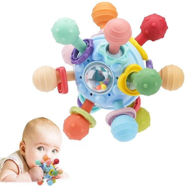 Top Montessori Toys on Amazon Parents Swear By 15 Baby Montessori Sensory Toys for 0-6 6-12 Months, Baby Teether Teething Toys for Babies 0 3 6 9 12 18 Months, Newborn Infant Learning Developmental Toys Gifts for 1 2 Year Old Boys Girls