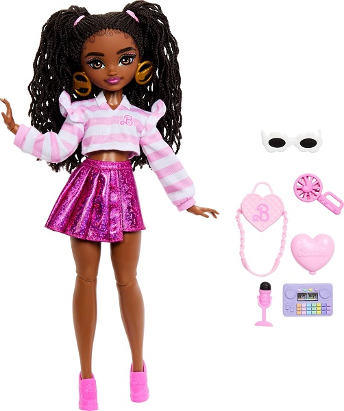 Barbie Dream Besties Brooklyn” Fashion Doll & Accessories, Posable with Brunette Hair & Dance-Themed Toy Pieces Visit the Barbie Store