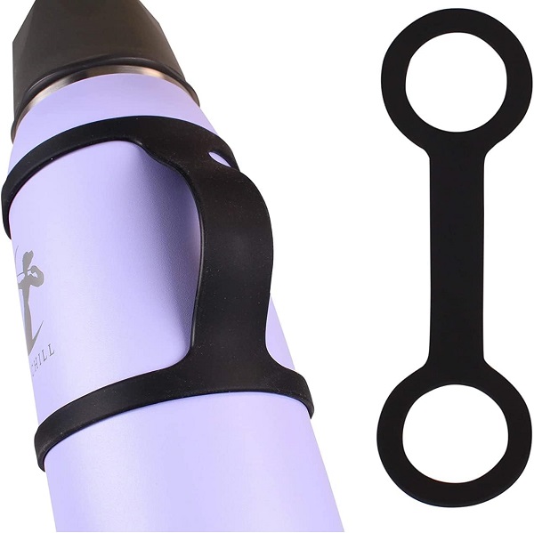 CERES CHILL Water Bottle Strap Handle Carrier, Silicone Strap Makes Any Bottle Handheld. Anti Slip Grip & Drop Protection
