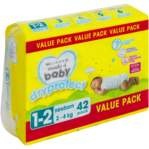 Clicks Made 4 Baby Dryprotect Nappies