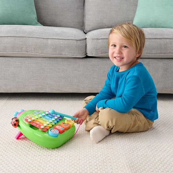 CoComelon Shape ‘N Sort Xylophone - Identify Shapes and Play Music - Favorite CoComelon Characters - Toys for Kids, Toddlers, and Preschoolers