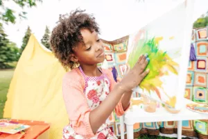 Creative expression raises intelligent children