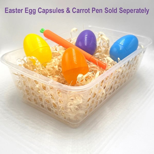 6 Fun and Easy Easter Basket Ideas for Every Age 12 Easter Basket with Hay from The Toy Factory Shop