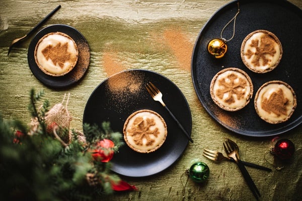 Festive Gingerbread Milk Tarts