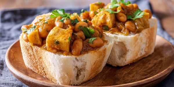 Spice-Filled Vegetarian Bunny Chow with Butter Beans for Weeknights 11 Easy Vegetarian Bunny Chow with Butter Beans for Weeknights