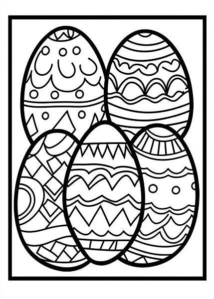 Free Easter Colouring Pages for Kids 15 - BabyYumYum