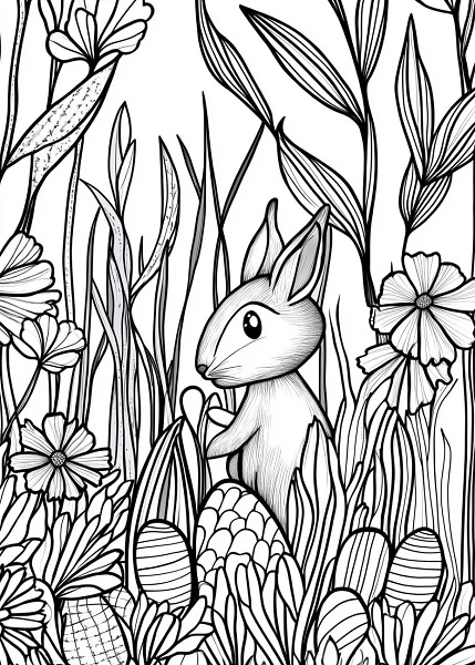 Free Easter Colouring Pages for Kids 20 - BabyYumYum
