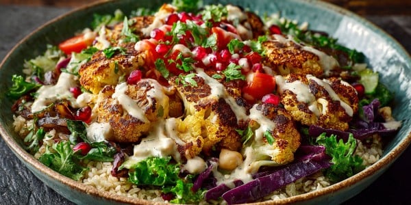 Flavour-Packed Roasted Cauliflower and Tahini Bowl Recipe