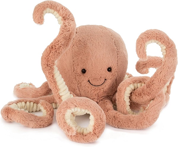 Why Jellycats Are Everyone’s Favourite 35 Jellycat Odell Octopus Stuffed Animal, Little 10.5 inches - Ocean and Sea Plush Toy - Classic Children's Gift