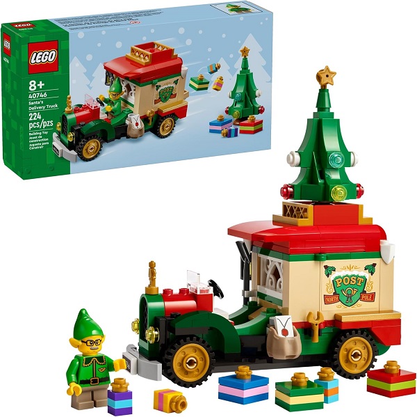 LEGO Santa’s Delivery Truck Building Toy for Kids 