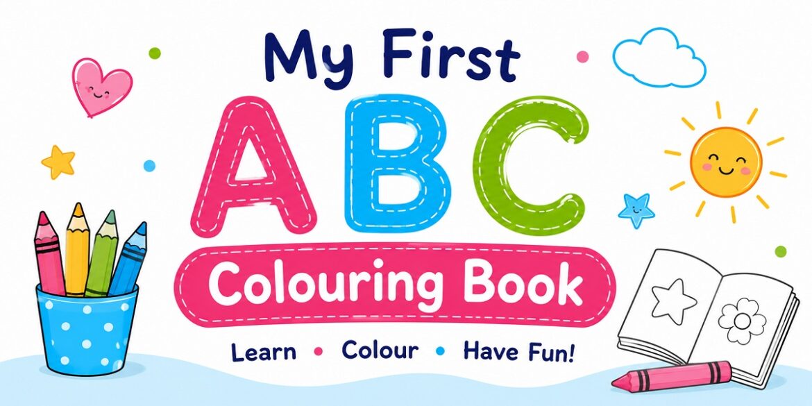 My First ABC Colouring Book Makes Learning Letters Easy