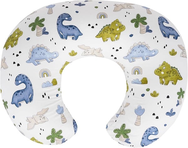 Nursing Pillow & Breastfeeding Pillow – Ergonomic C-Shape for Breastfeeding & Bottle Feeding, Standard Size Breathable with Washable Cover, Hypoallergenic,Tummy Time & Sitting Support (0-12Months)