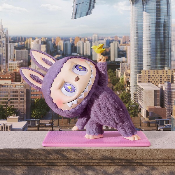 POP MART The Monsters Lazy Yoga Series Figures, 10PCs The Monsters Blind Box Figures, Random Design Action Figures Collectible Toys Home Decorations, Holiday Birthday Gifts, Whole Set