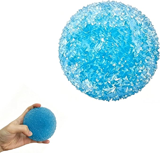 Slushy Squishy, Crunchy Squishy Stress Ball, Waxberry Moldable Crunchy Stress Ball, Slush Satisfying Squishies Relaxing Fidget, Ice Skin Fidget Sensory Toys