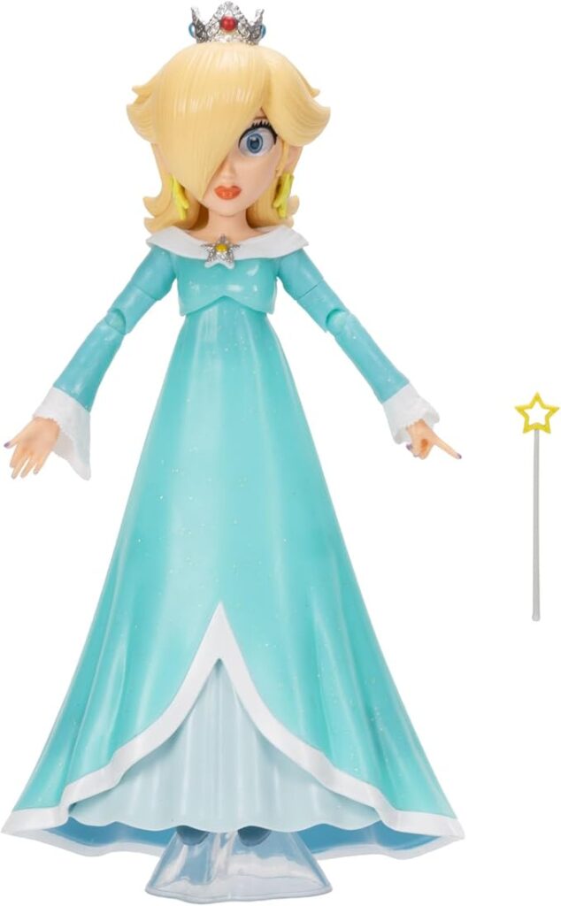 The Super Mario Galaxy Movie Toys on Amazon Kids Want Now 12 The Super Mario Galaxy Movie 5” Action Figures Series 1 – Rosalina Figure with Wand and Clear Stan