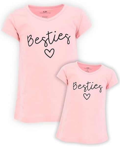 Unique Baby Besties Mommy and Me Matching Mothers Day Shirts