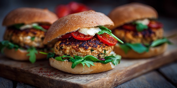 Veggie Chicken Burgers Even Kids Will Love