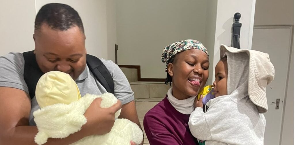 Innocentia Manchidi and her family. 