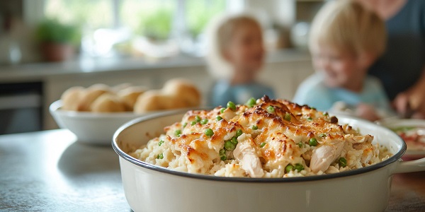Easy One-Pot Chicken and Rice Casserole for the Family
