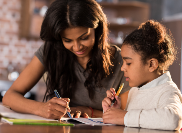 What Type of Mom Will You Be? Take the Quiz 13 mom helping daughter with homework - BabyYumYum