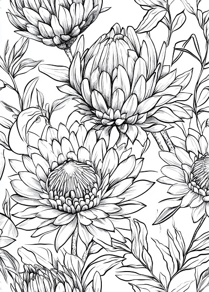 pattern_of_South_African_flowers