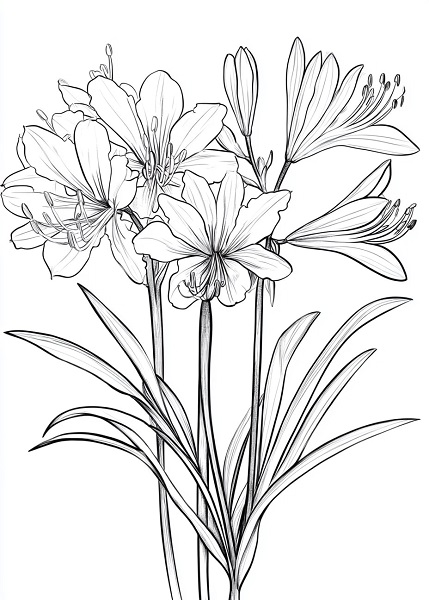 summer_South_African_flowers_including_agapanthus