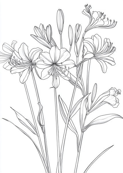 summer_South_African_flowers_including_agapanthus